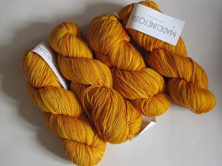Madelinetosh sock Gilded