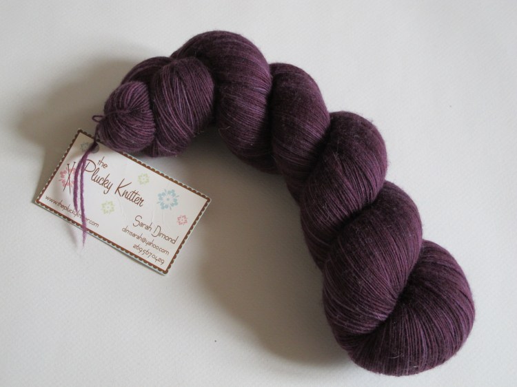 Plucky Knitter Merino Wool lace Vintage glasses