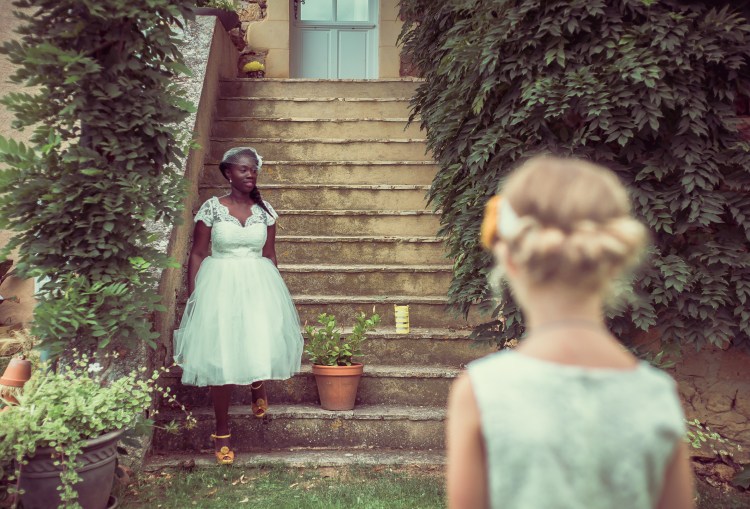 Mariage champêtre DIY Naturalhair bride