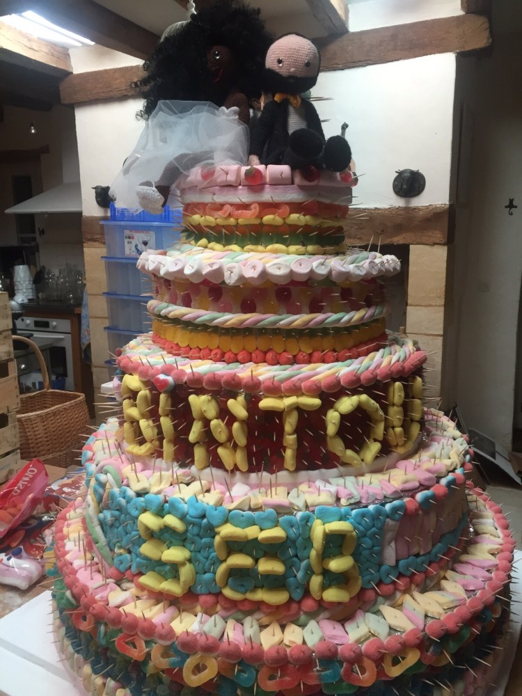 Pièce montée bonbon DY