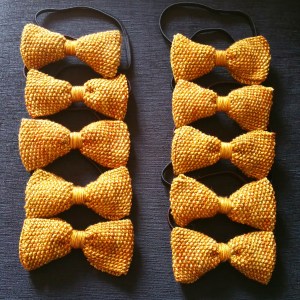 Noeuds papillon garçons d'honneur homemade