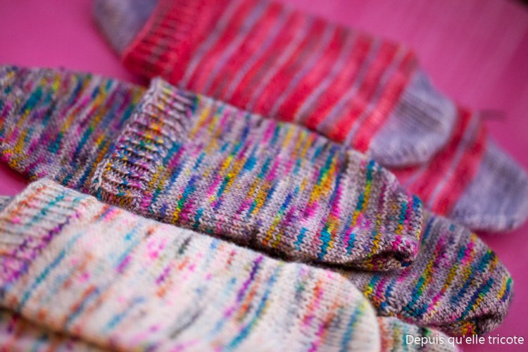 Socktober socks Depuisquelletricote